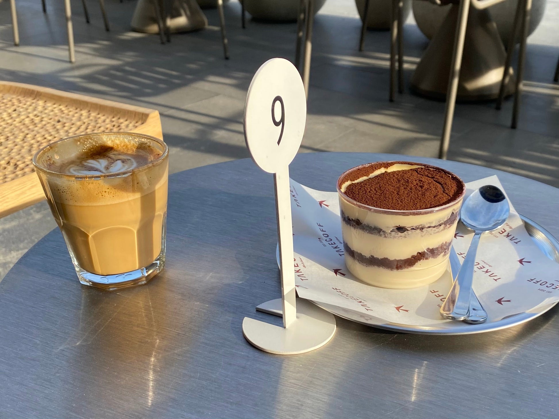 Metal Table Number Stand - Otimsan Shop