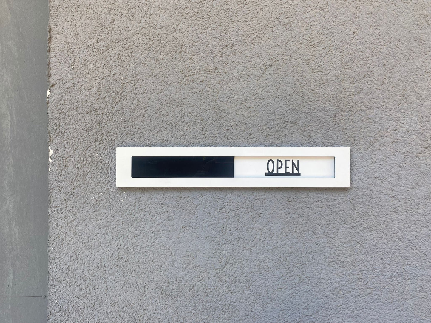 Open/Closed Sign | Sliding Door Sign for Businesses - Otimsan Shop