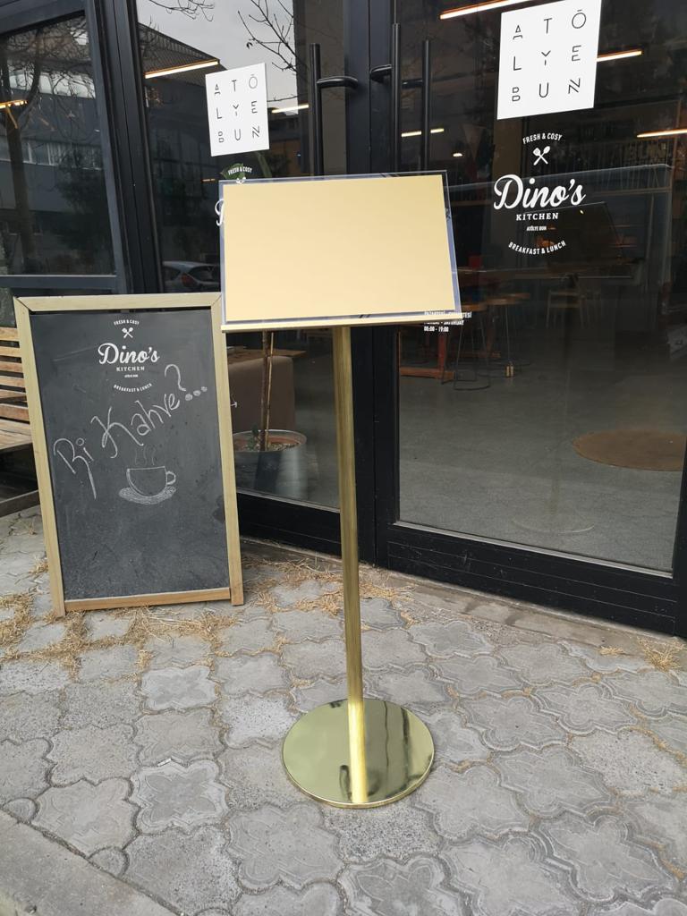 Freestanding A3 Menu Board – Display Stand for Store, Café & Shopfront Use - Otimsan Shop