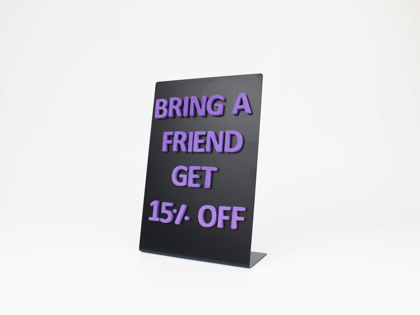 3-Piece Magnetic Tabletop Menu & Campaign Stand – Countertop Information Display Board - Otimsan Shop