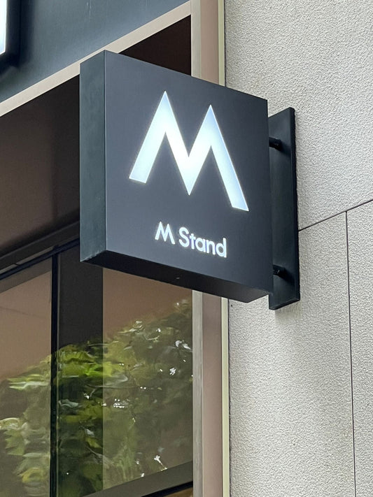 Wall-Mounted Double-Sided Illuminated Box Sign | LED Lantern Sign for Café & Store Entrances - Otimsan Shop