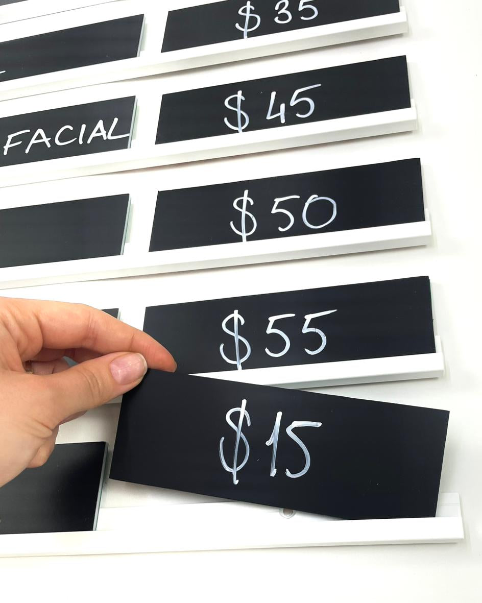 Write & Erase Menu Board – Updateable Price Sign for Cafés, Restaurants & Food Kiosks - Otimsan Shop