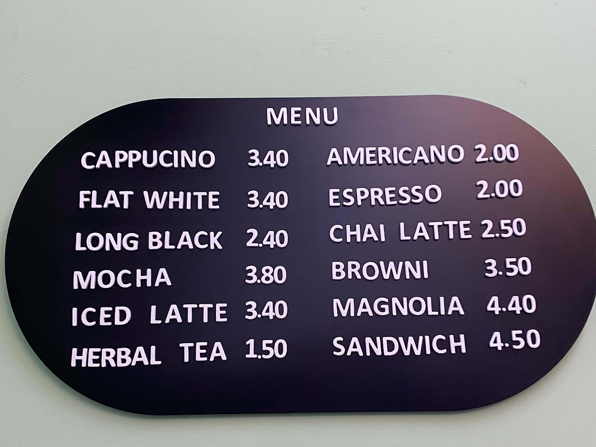 Arched Price Board - Otimsan Shop