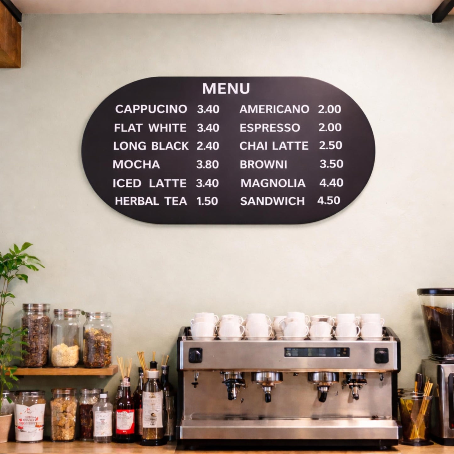 Arched Price Board - Otimsan Shop