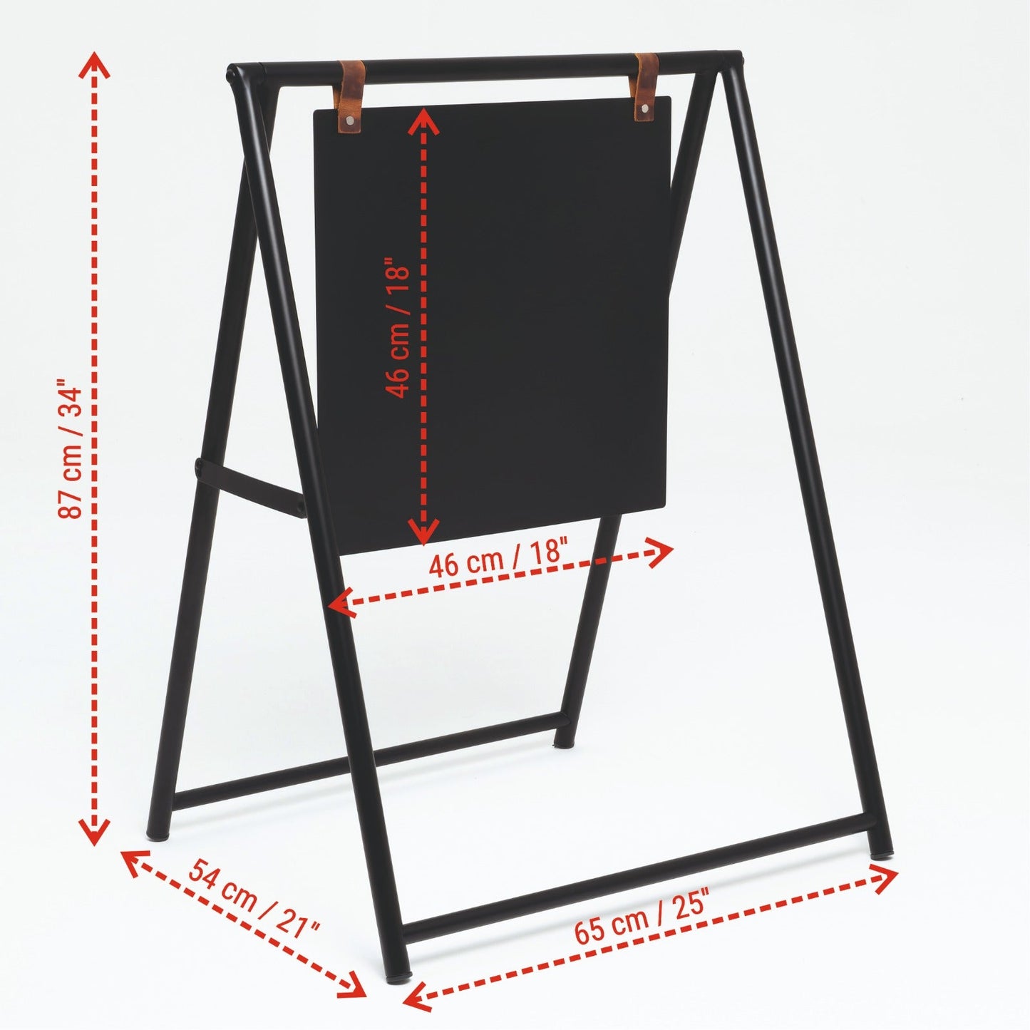 Freestanding Double-Sided Sidewalk Sign | Foldable Store Board with Custom Logo Print - Otimsan Shop