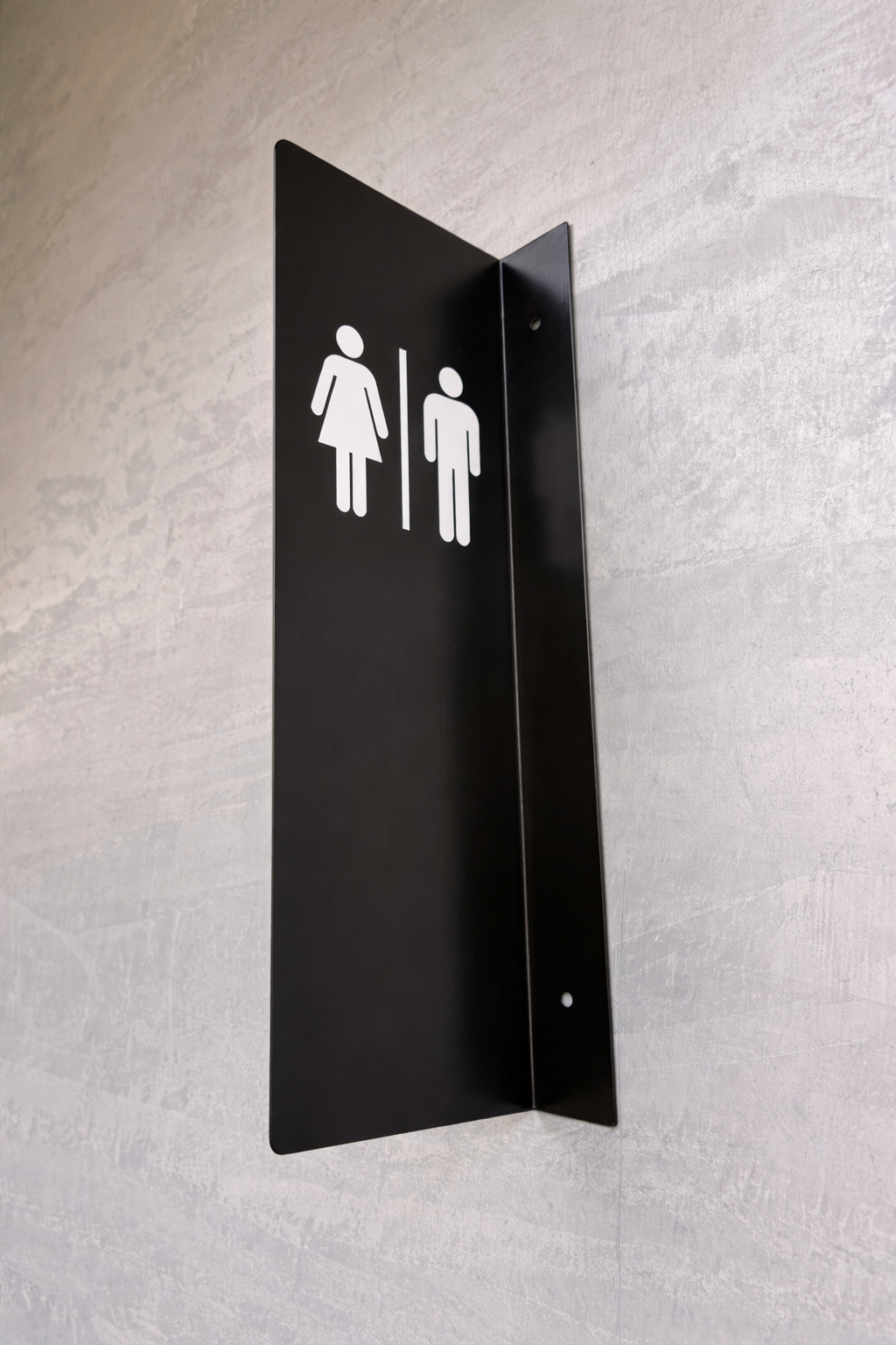 Male & Female WC Sign | Wall-Mounted Sign for Cafés and Restaurants - Otimsan Shop