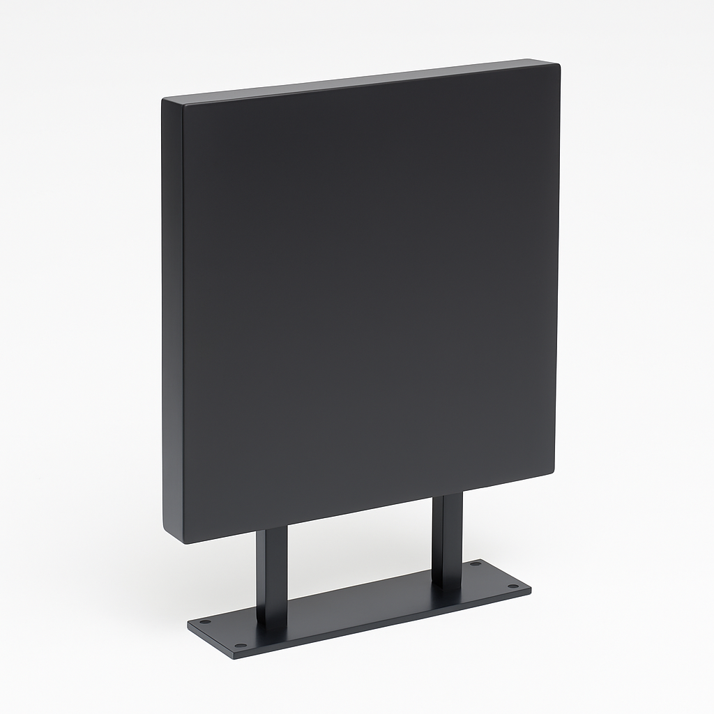 Double-Sided Durable Store Sign | Square, Printed Brand Logo - Otimsan Shop