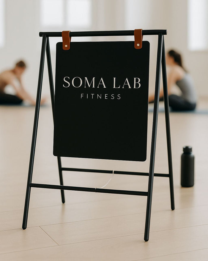 Magnetic Double-Sided Sidewalk Sign | Foldable Storefront Board with Printed Brand Logo - Otimsan Shop
