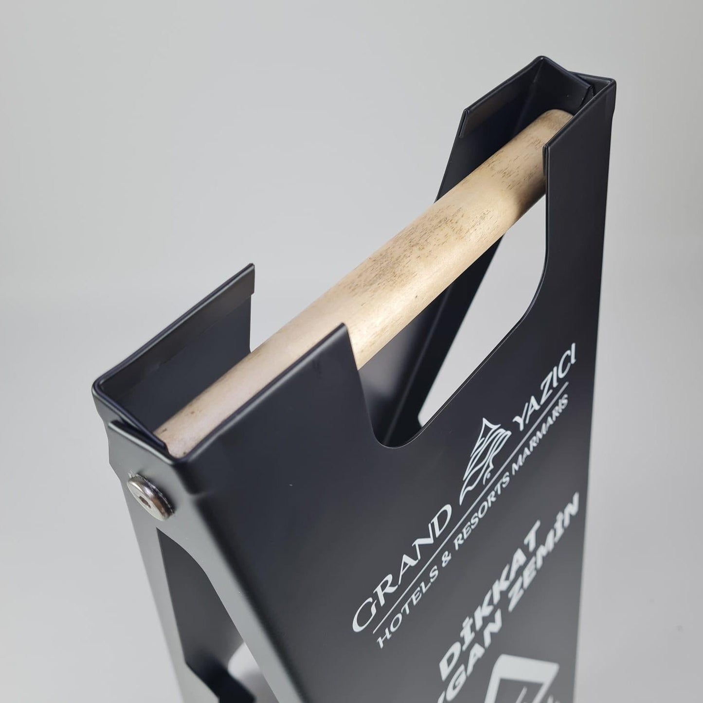 Wet Floor Sign Stand | Metal Foldable Double-Sided Portable Sign - Otimsan Shop