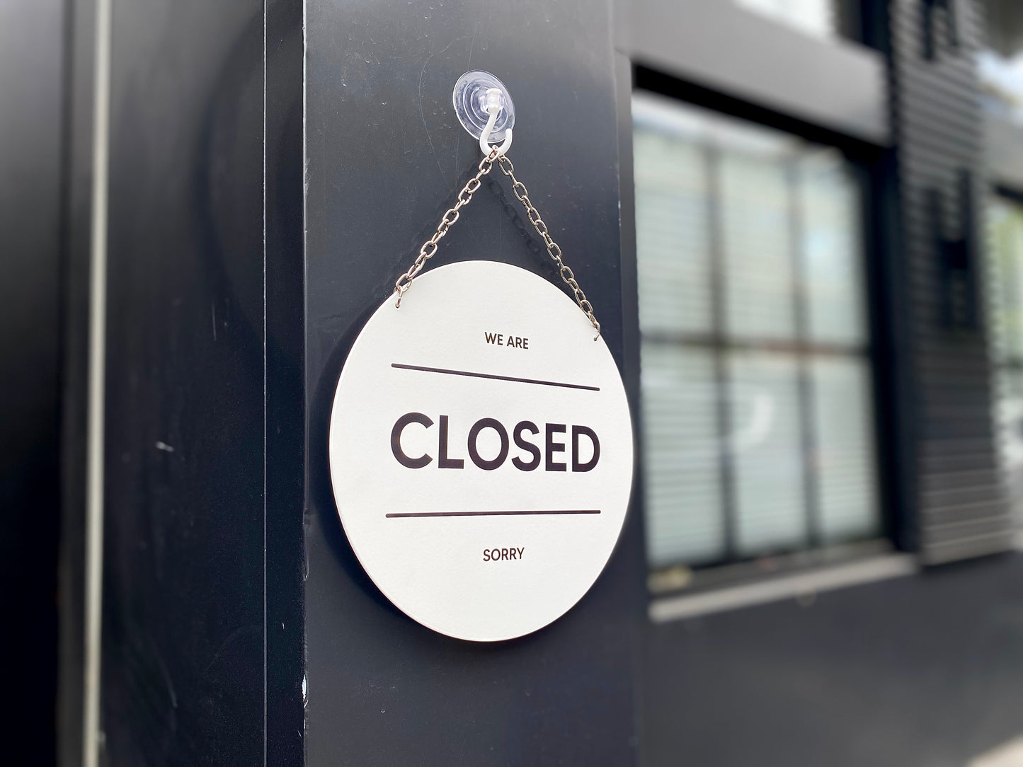 Open/Closed Sign | Custom Hanging Door Sign - Otimsan Shop