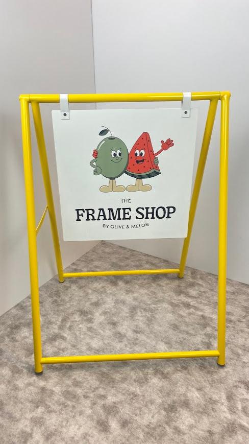 Freestanding Double-Sided Sidewalk Sign | Foldable Store Board with Custom Logo Print - Otimsan Shop
