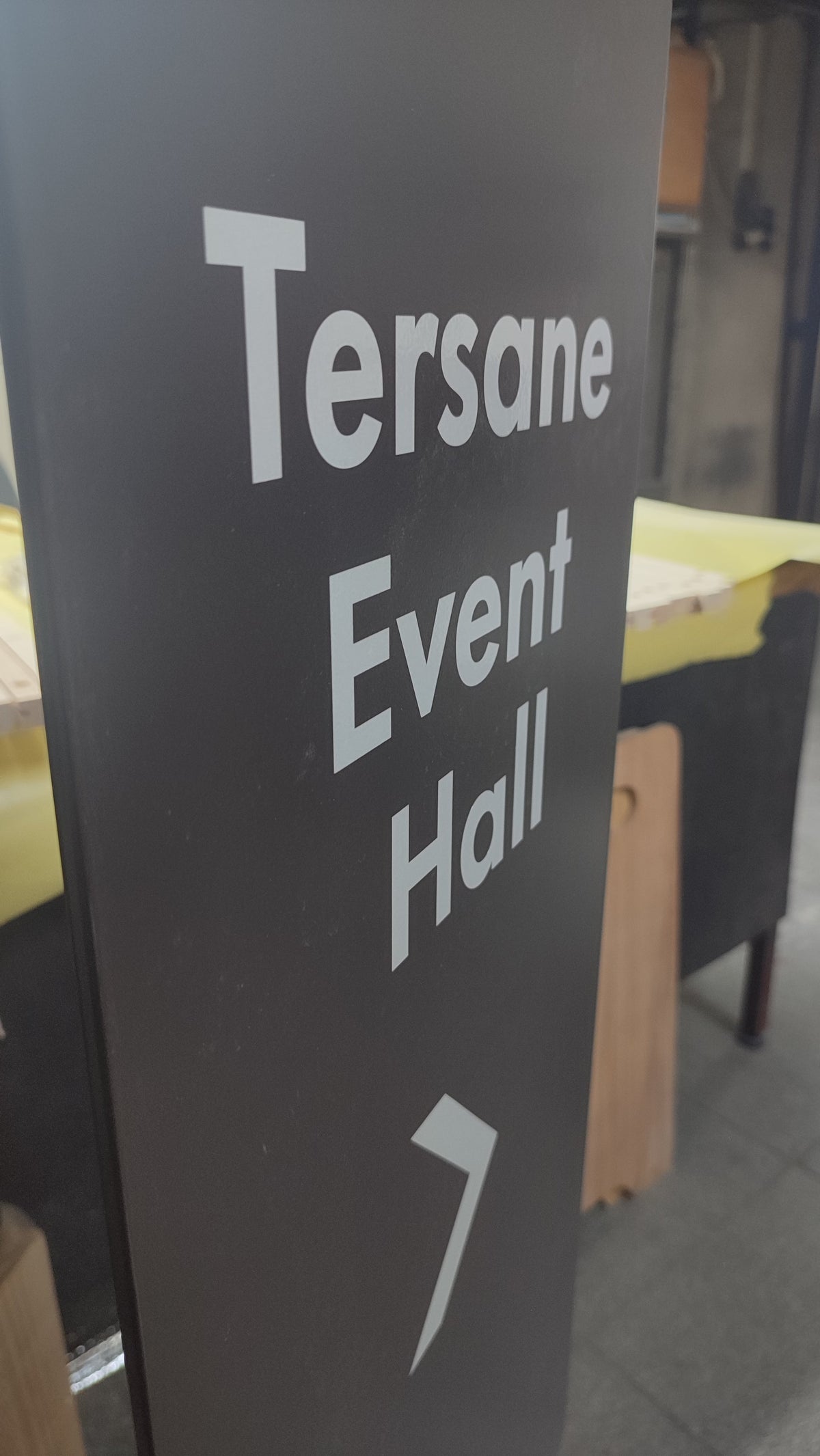 Freestanding Directional Sign | Metal Information Board for Events, Parking Areas, and Entrances - Otimsan Shop