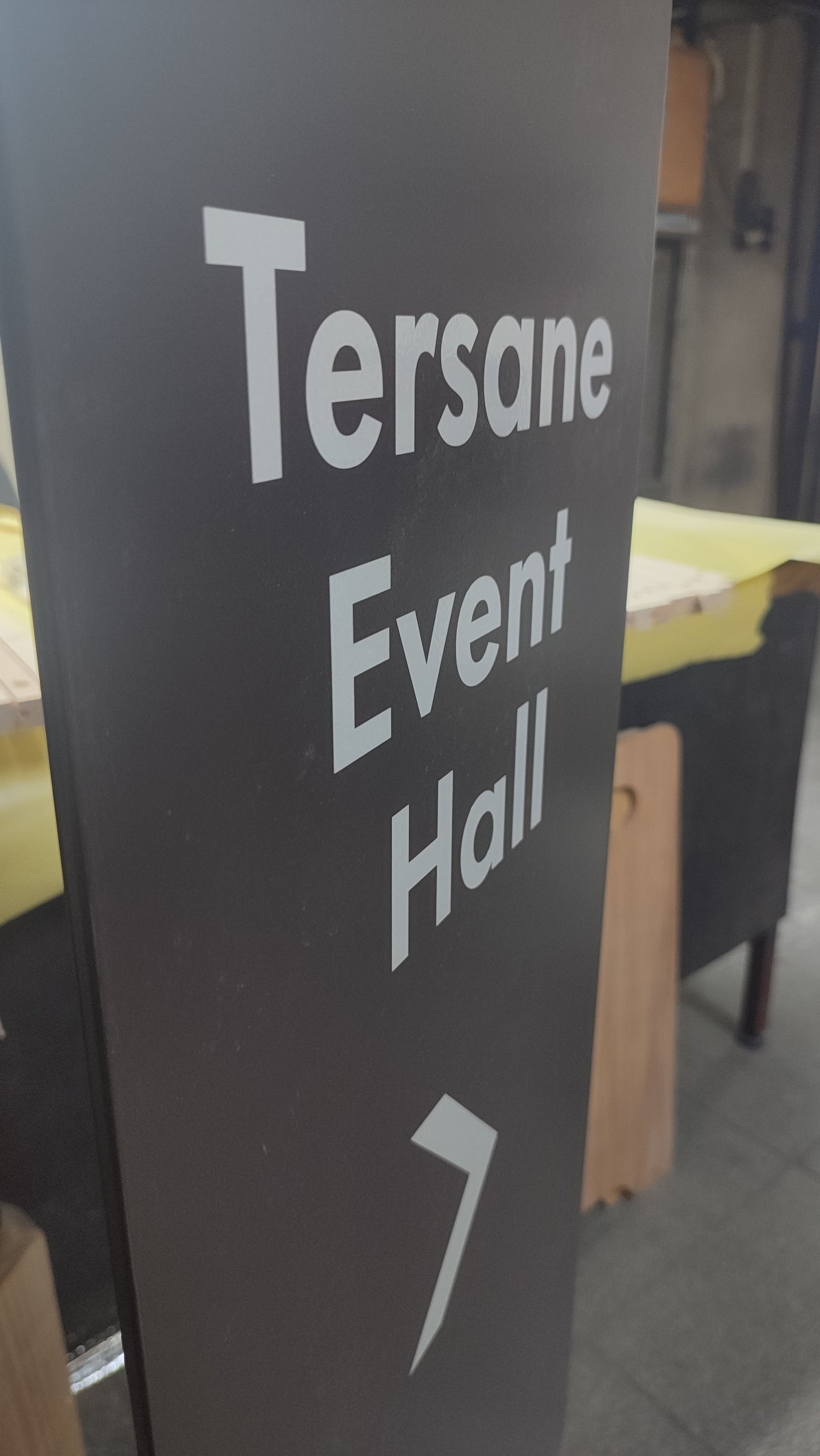 Freestanding Directional Sign | Metal Information Board for Events, Parking Areas, and Entrances - Otimsan Shop
