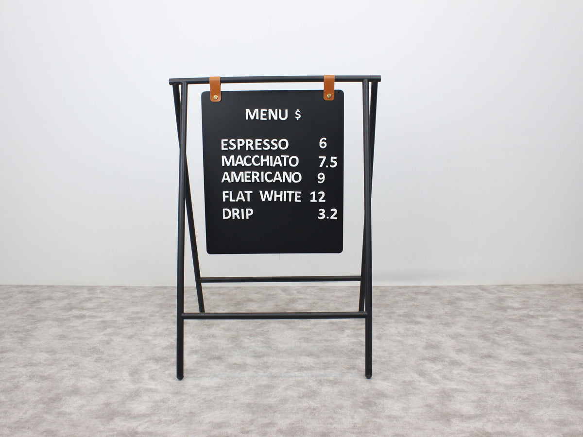 Magnetic A-frame sidewalk sign – magnetic letter pack usage