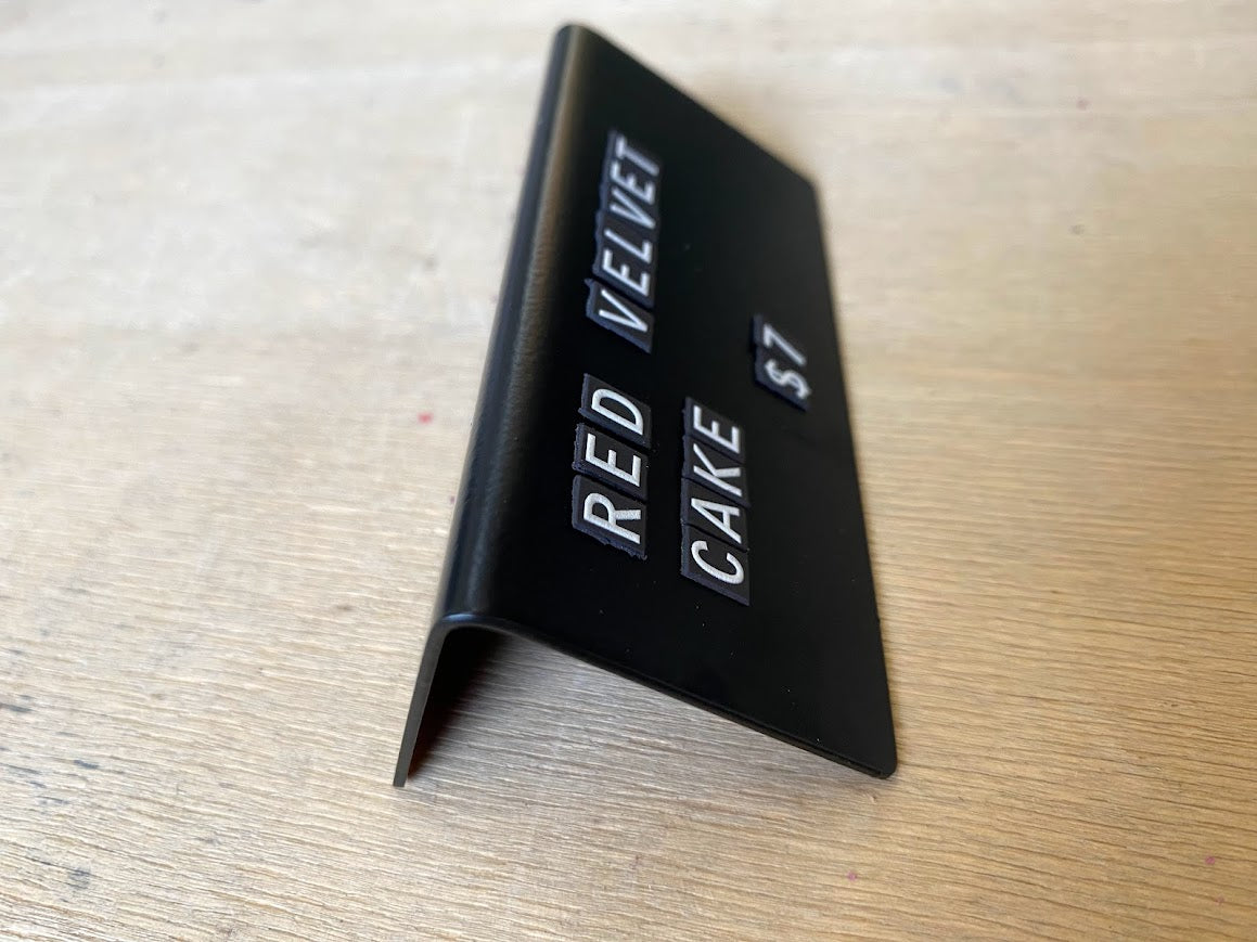 Magnetic Buffet Label Set (12 Stands – 1575 Letters & Numbers) - Otimsan Shop