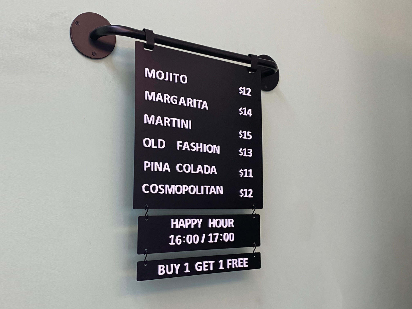 Flag Price Board with Additional Panel - Otimsan Shop
