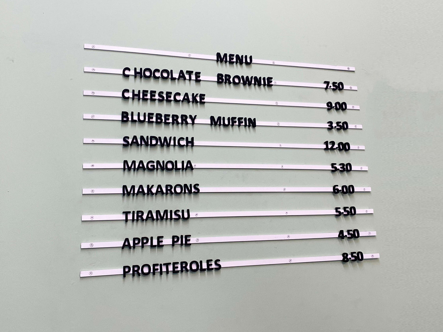 Magnetic Replaceable Menu Board - Otimsan Shop
