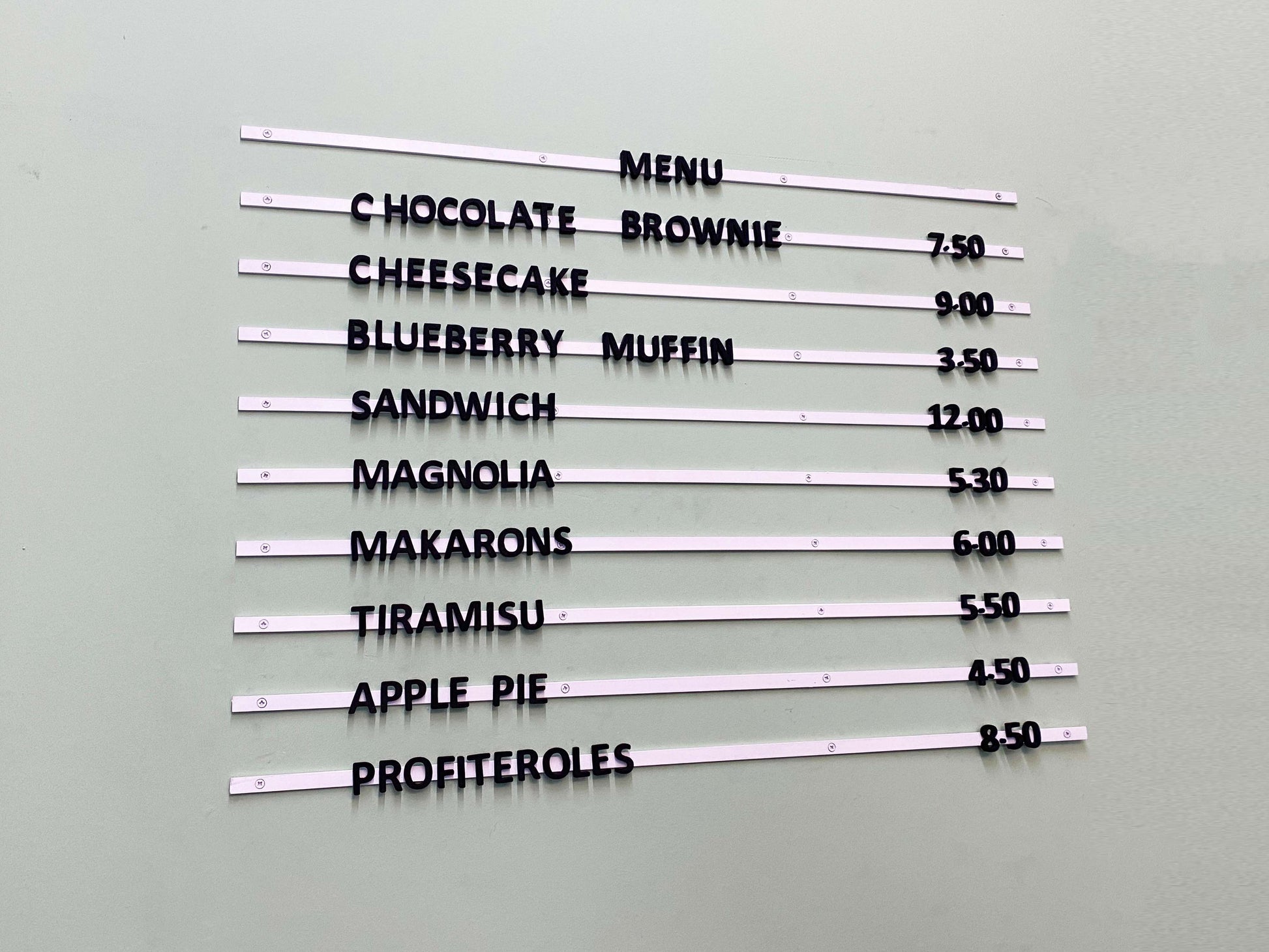 Magnetic Replaceable Menu Board - Otimsan Shop