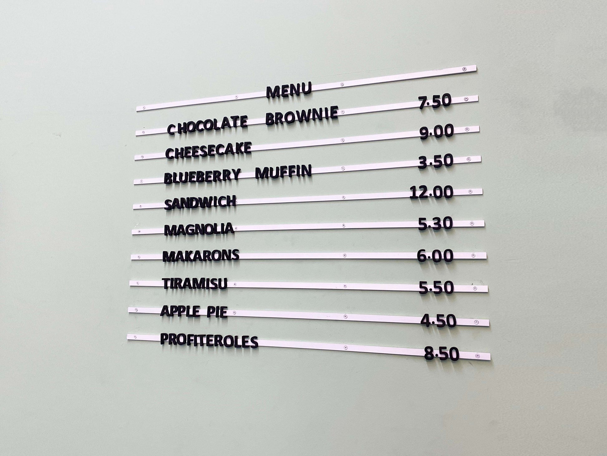 Magnetic Replaceable Menu Board - Otimsan Shop