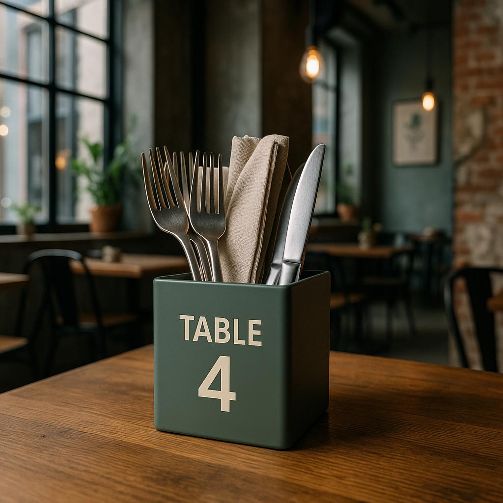 QR Code Box | Tabletop Organizer for Restaurants and Cafés - Otimsan Shop