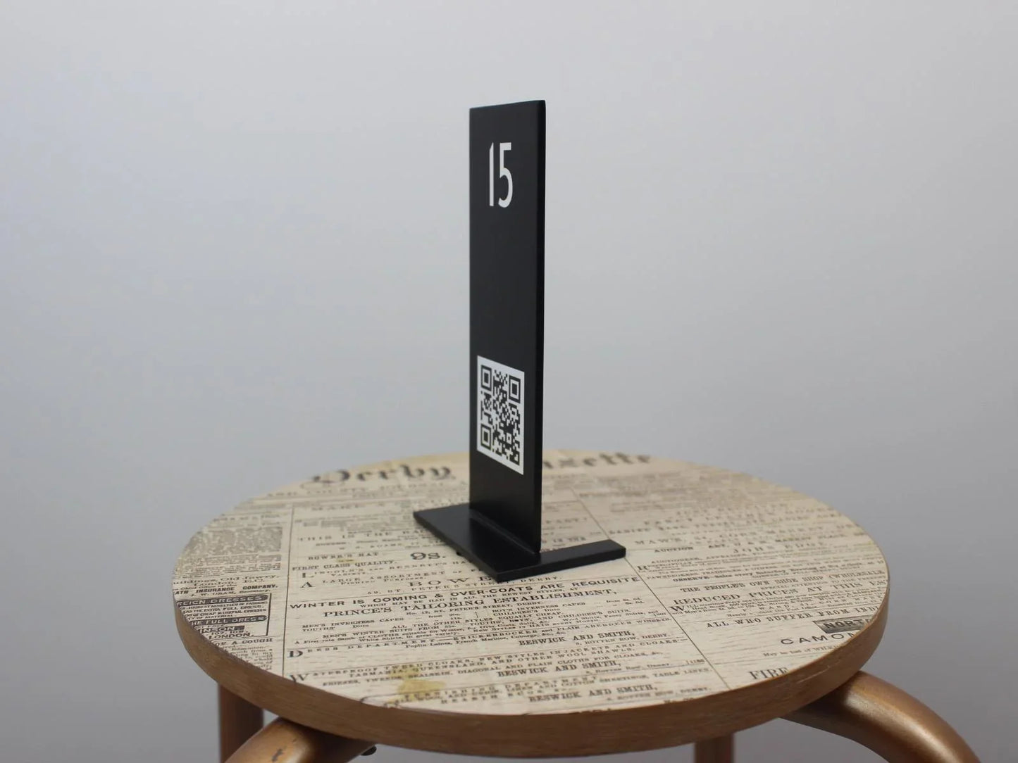 QR Code Menu Stand | Double-Sided Tabletop Menu Solution for Restaurants & Cafés - Otimsan Shop