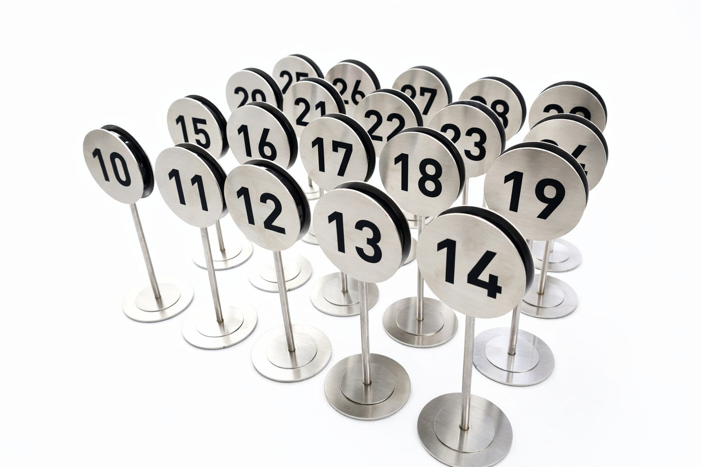 Premium Stainless Steel Table Number Stand | For Cafés, Restaurants & VIP Venues - Otimsan Shop
