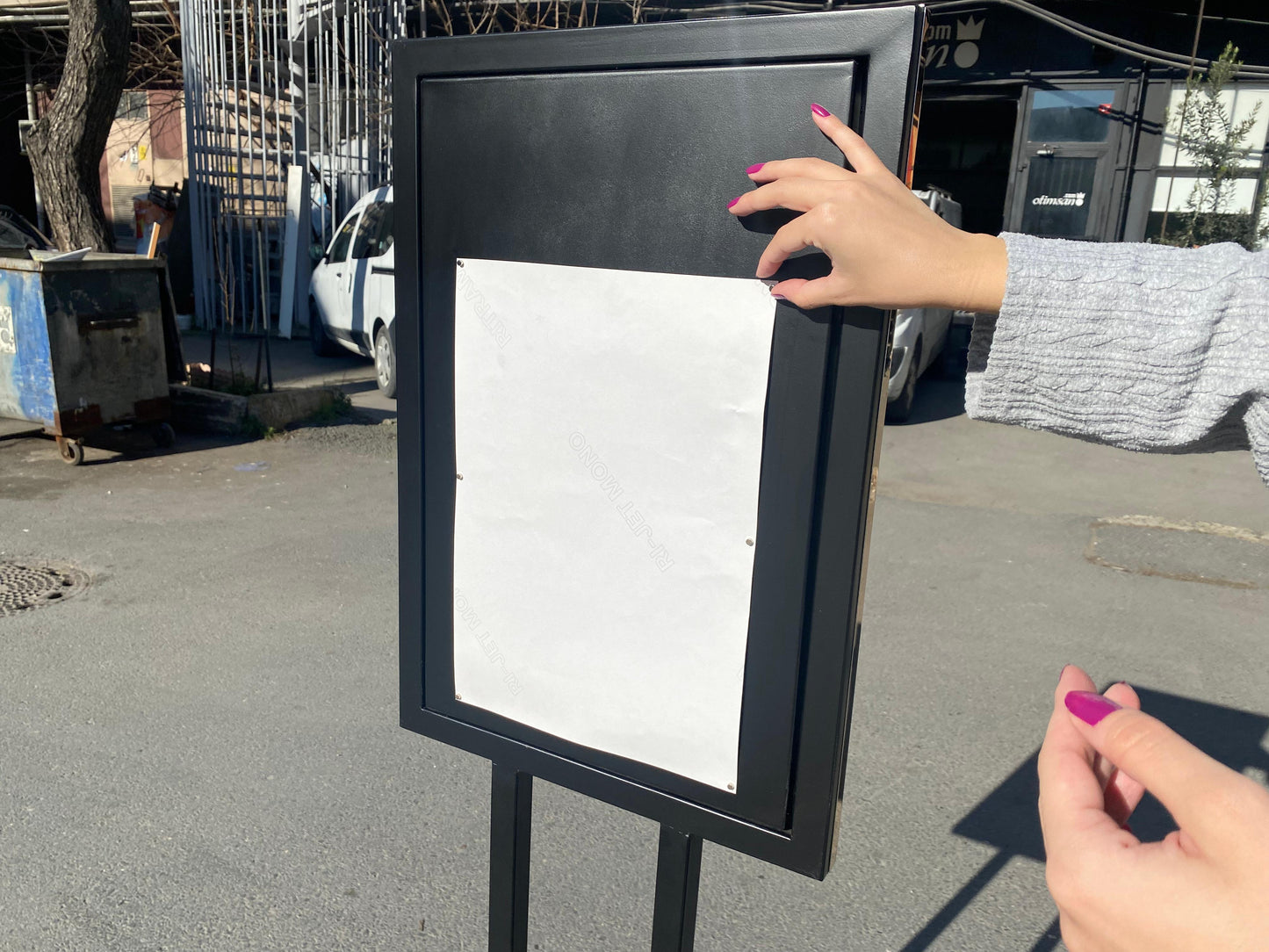 Freestanding Menu - Otimsan Shop