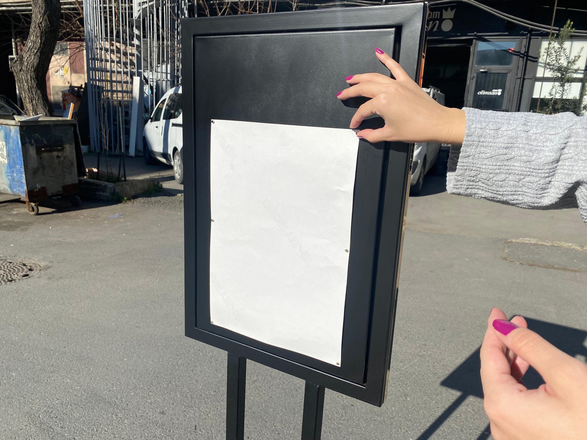 Freestanding Menu - Otimsan Shop