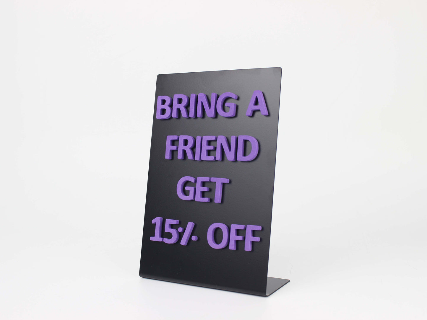 3-Piece Magnetic Tabletop Menu & Campaign Stand – Countertop Information Display Board - Otimsan Shop