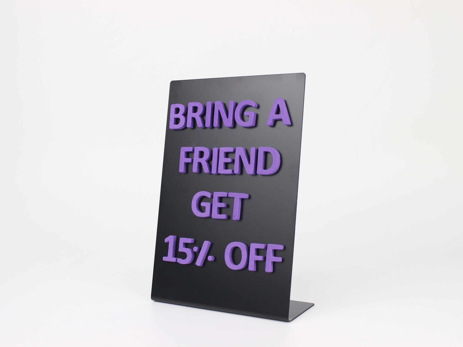 3-Piece Magnetic Tabletop Menu & Campaign Stand – Countertop Information Display Board - Otimsan Shop