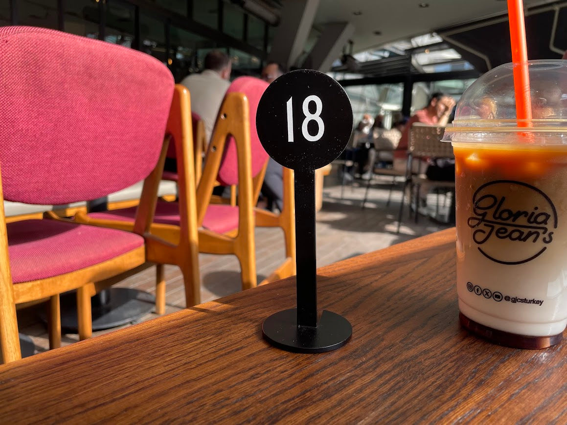 Metal Table Number Stand - Otimsan Shop