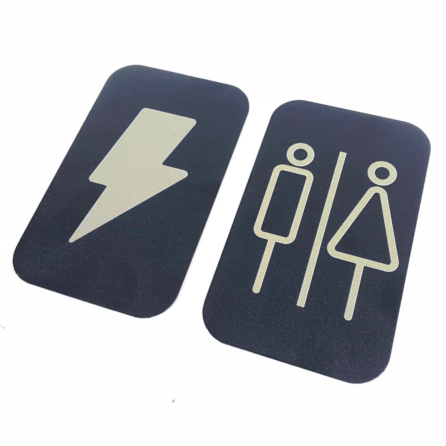 Warning Safety Signs | Compliant WC, Electrical Panel, Fire Extinguisher Icons - Otimsan Shop