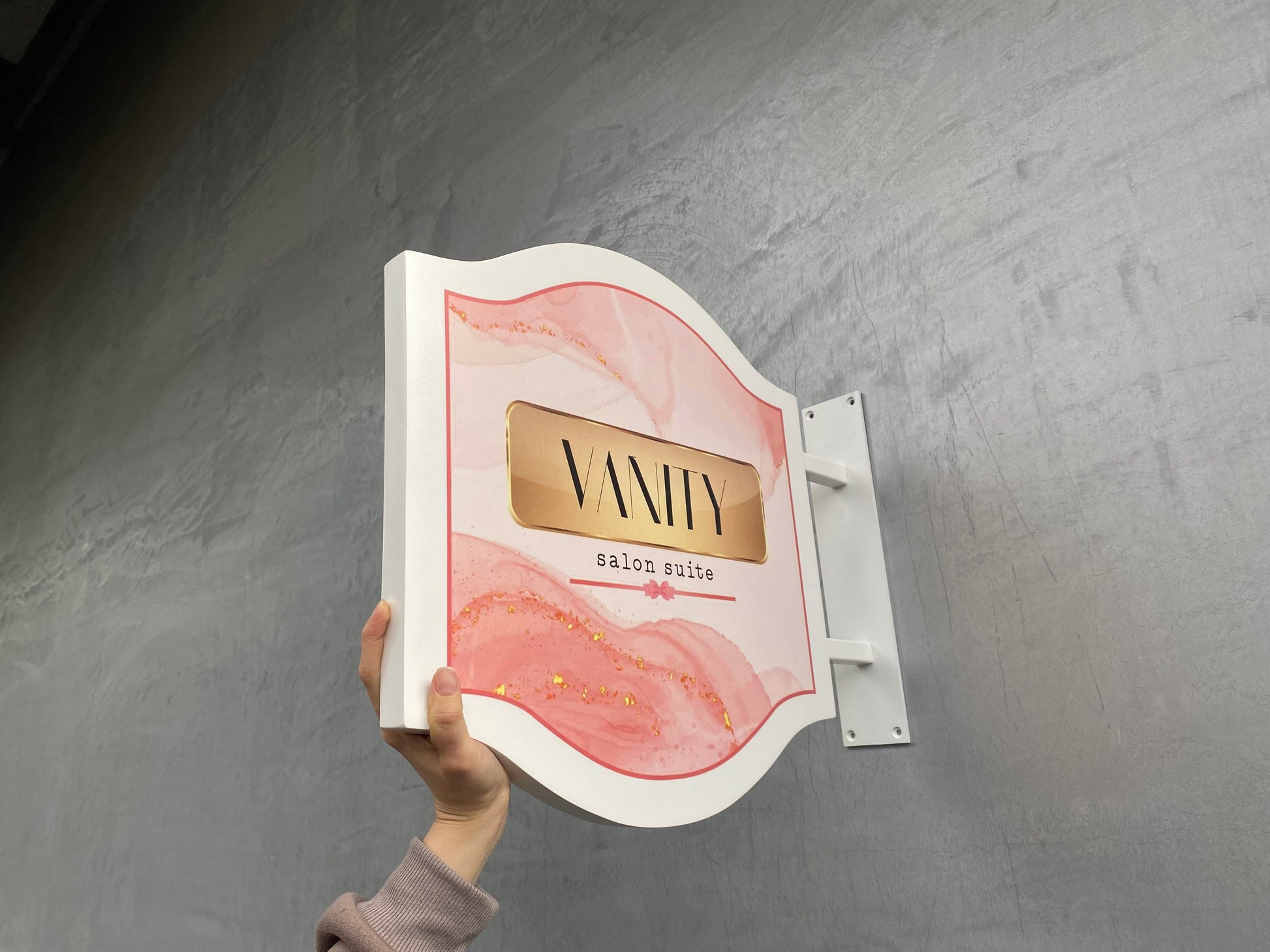 Double-Sided Durable Store Sign | Custom-Shaped Brand Logo Printed - Otimsan Shop
