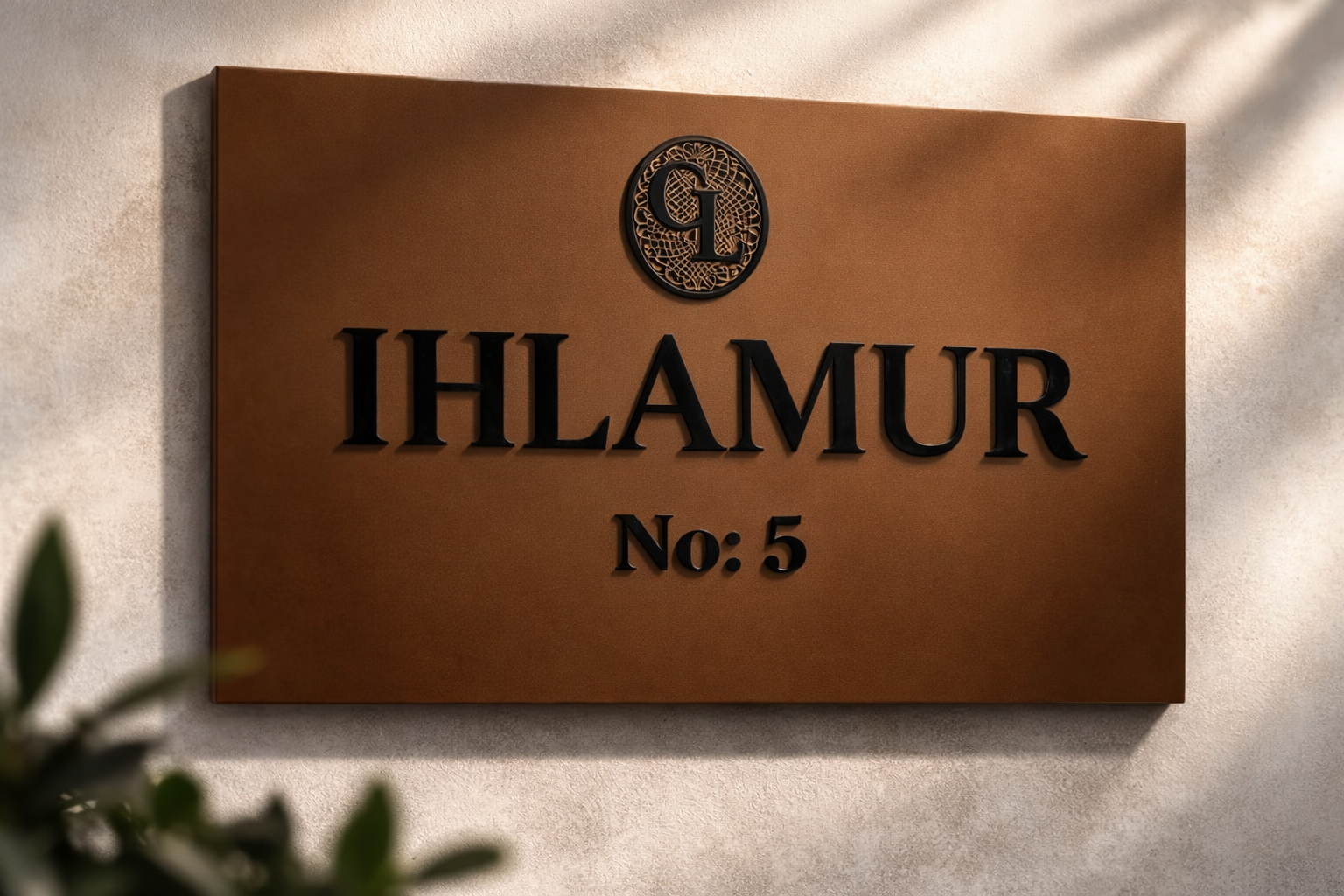 Custom-Made Aluminum Sign | Embossed Letters & UV Print Villa, Apartment & Building Name Signage - Otimsan Shop