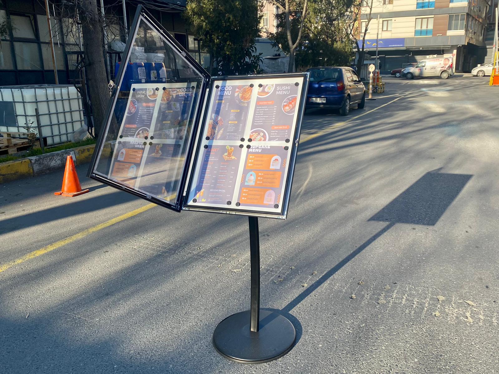 Freestanding Menu Board - Otimsan Shop