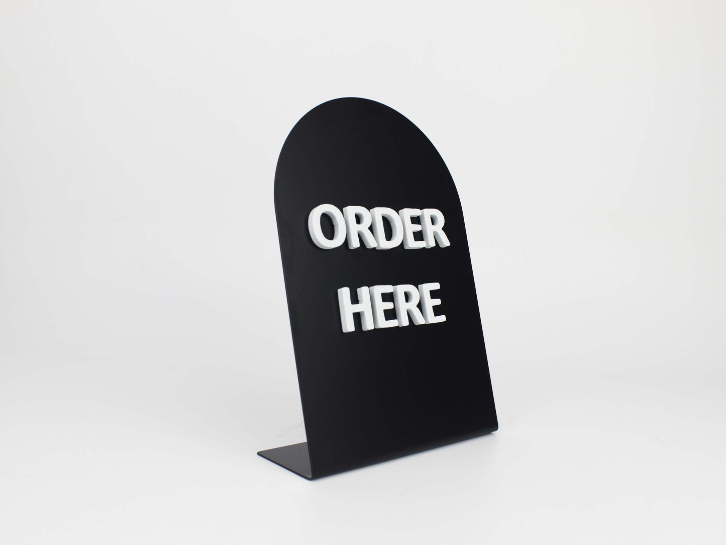 3-Piece Metal Tabletop Information Stand – Magnetic Letter Changeable Message Board - Otimsan Shop