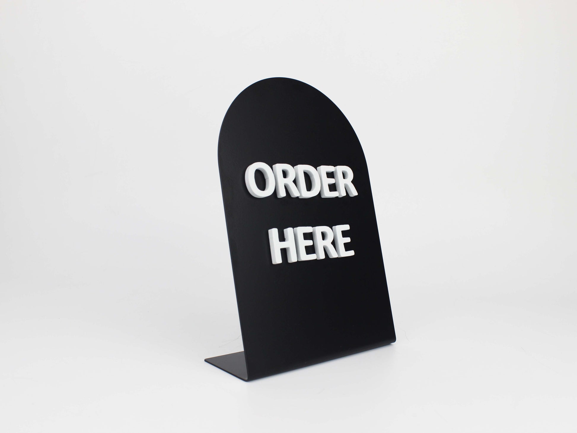 3-Piece Metal Tabletop Information Stand – Magnetic Letter Changeable Message Board - Otimsan Shop