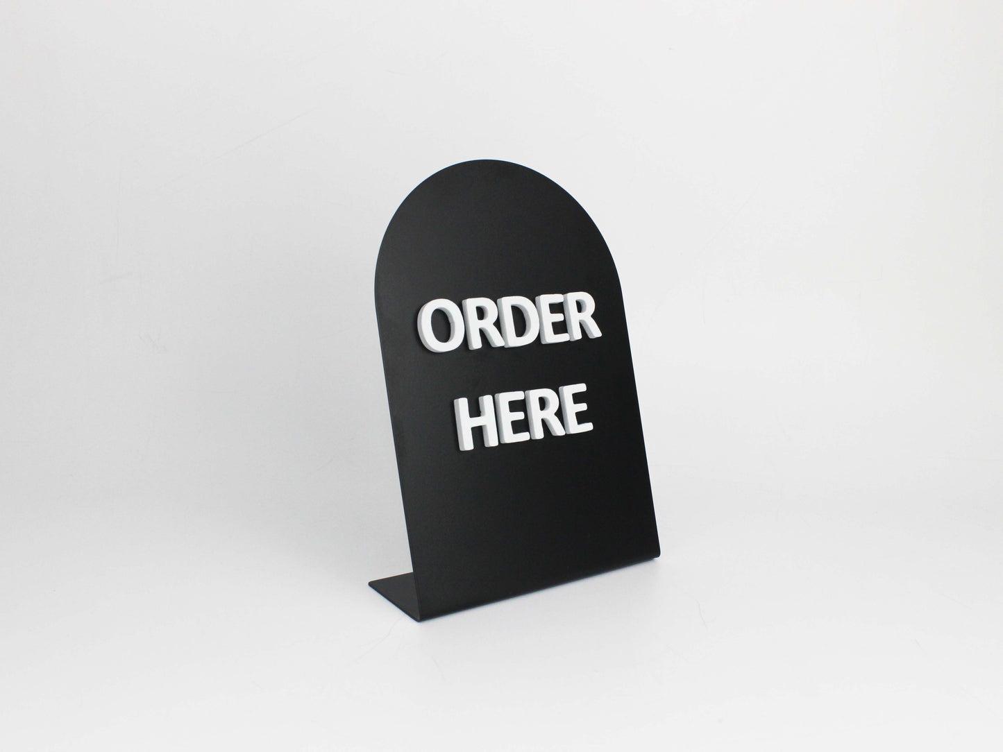 3-Piece Metal Tabletop Information Stand – Magnetic Letter Changeable Message Board - Otimsan Shop