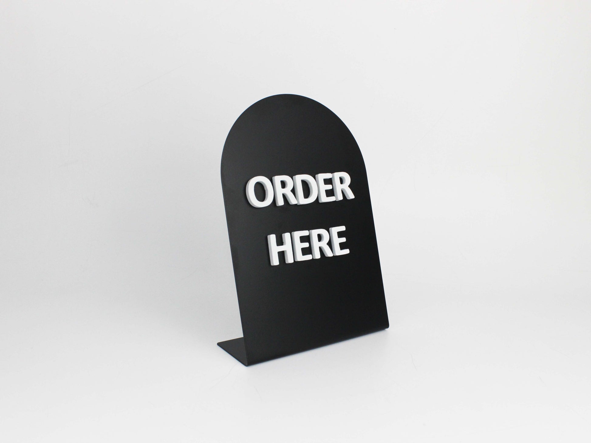 3-Piece Metal Tabletop Information Stand – Magnetic Letter Changeable Message Board - Otimsan Shop