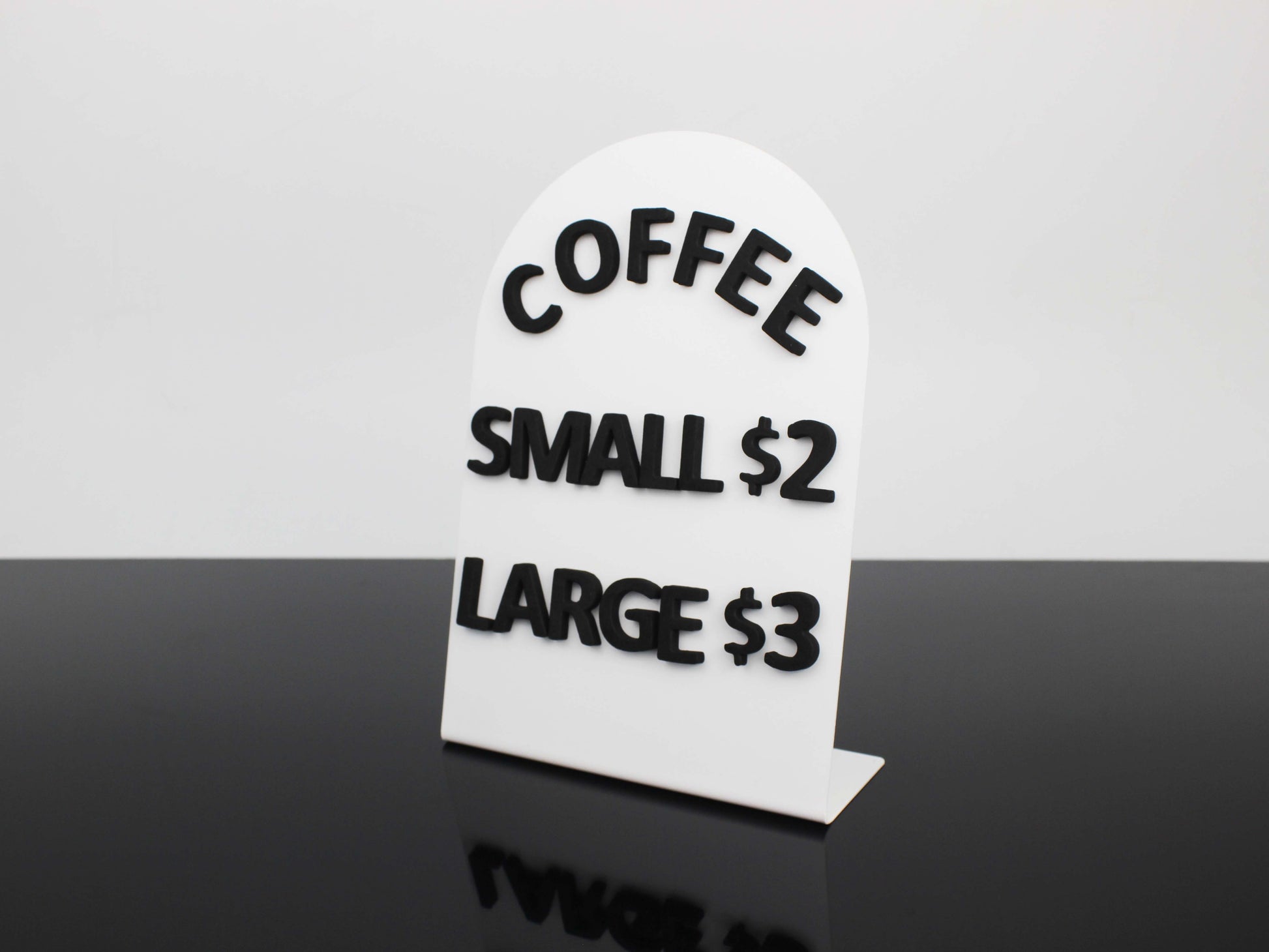 3-Piece Metal Tabletop Information Stand – Magnetic Letter Changeable Message Board - Otimsan Shop
