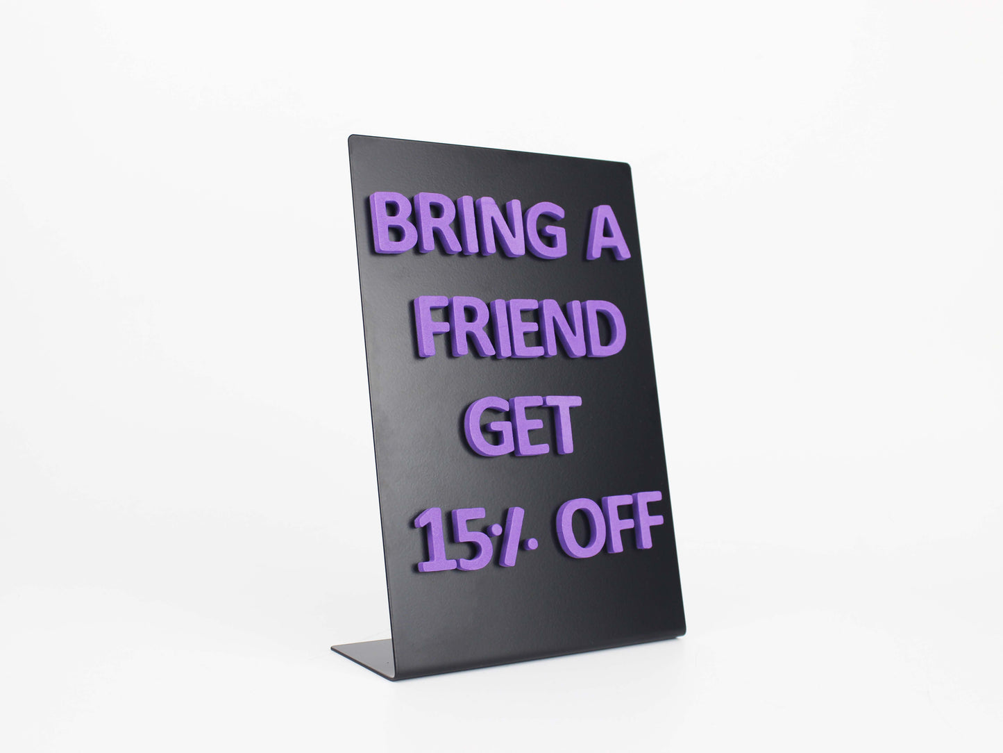 3-Piece Magnetic Tabletop Menu & Campaign Stand – Countertop Information Display Board - Otimsan Shop