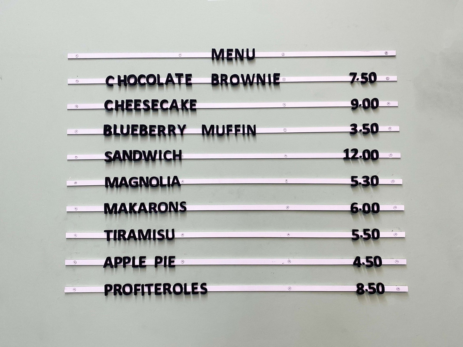 Magnetic Replaceable Menu Board - Otimsan Shop