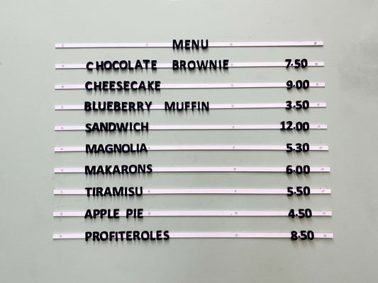 Magnetic Replaceable Menu Board - Otimsan Shop