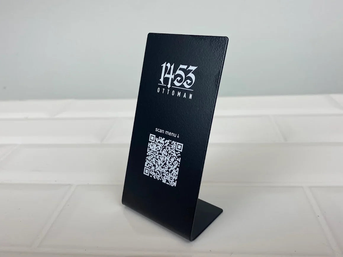 QR Code Menu Stand | QR Code Solution for Restaurant, Café and Hotel Tables - Otimsan Shop