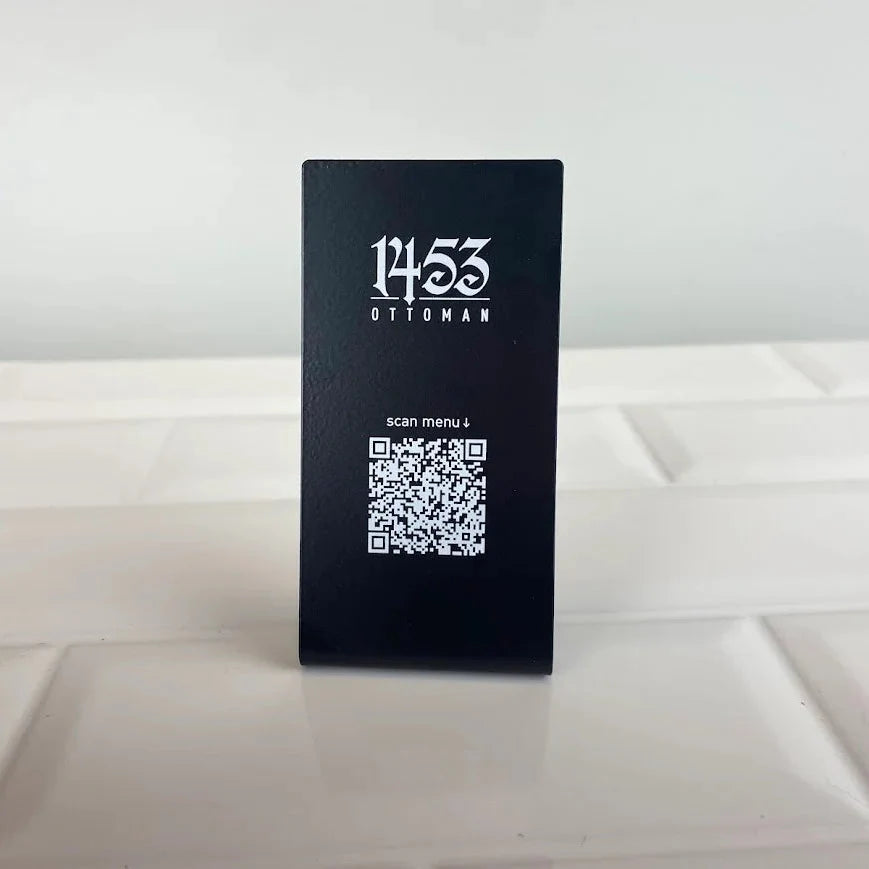 QR Code Menu Stand | QR Code Solution for Restaurant, Café and Hotel Tables - Otimsan Shop