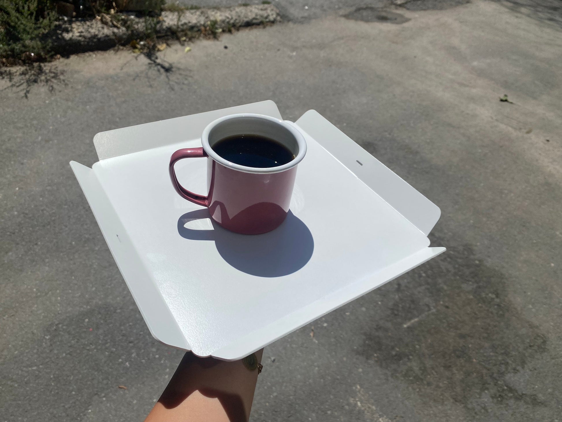 Service Tray | Portable Metal Coffee, Bar and Waiter Tray - Otimsan Shop