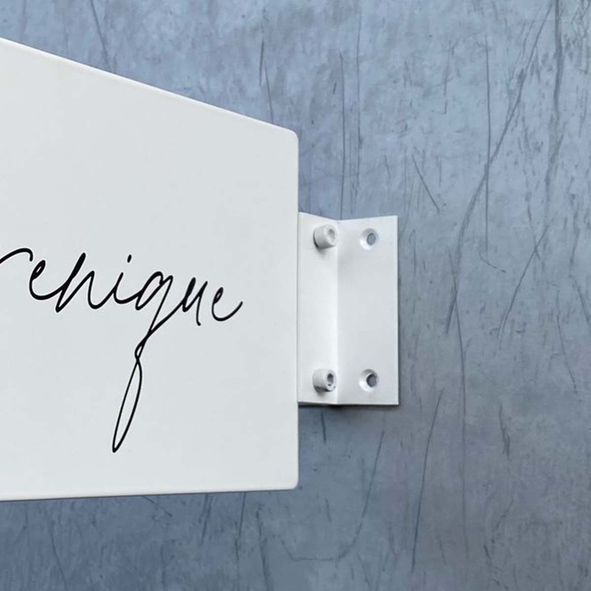 Double-Sided Budget Store Sign | Rectangular Custom Logo Print - Otimsan Shop