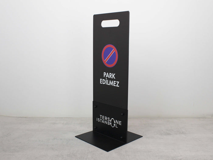 Portable Parking Warning Sign | Metal No Parking Sign - Otimsan Shop