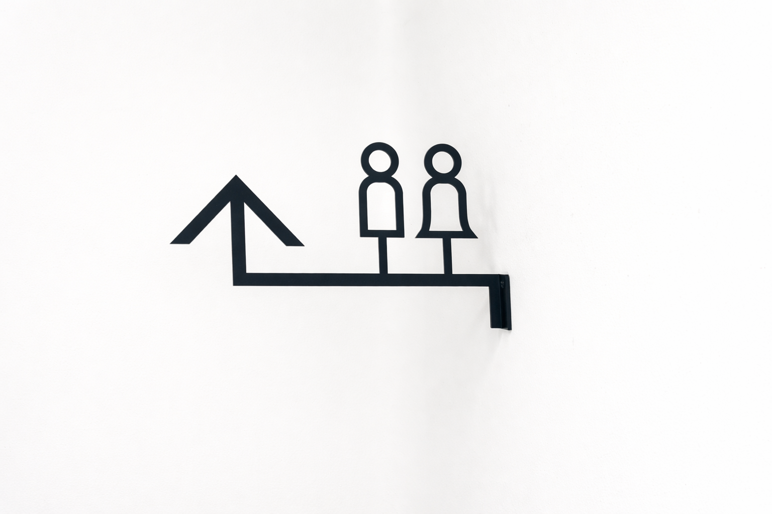 WC Direction Sign – Toilet Sign for Hotel, Café & Restaurant - Otimsan Shop