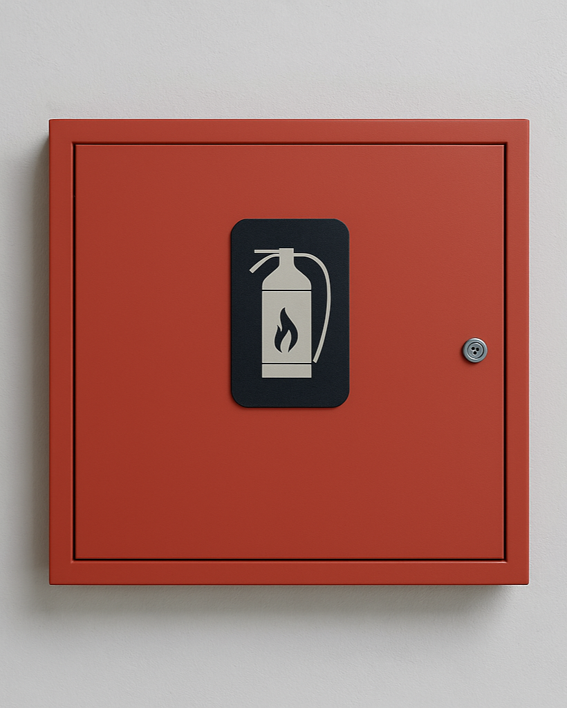 Warning Safety Signs | Compliant WC, Electrical Panel, Fire Extinguisher Icons - Otimsan Shop